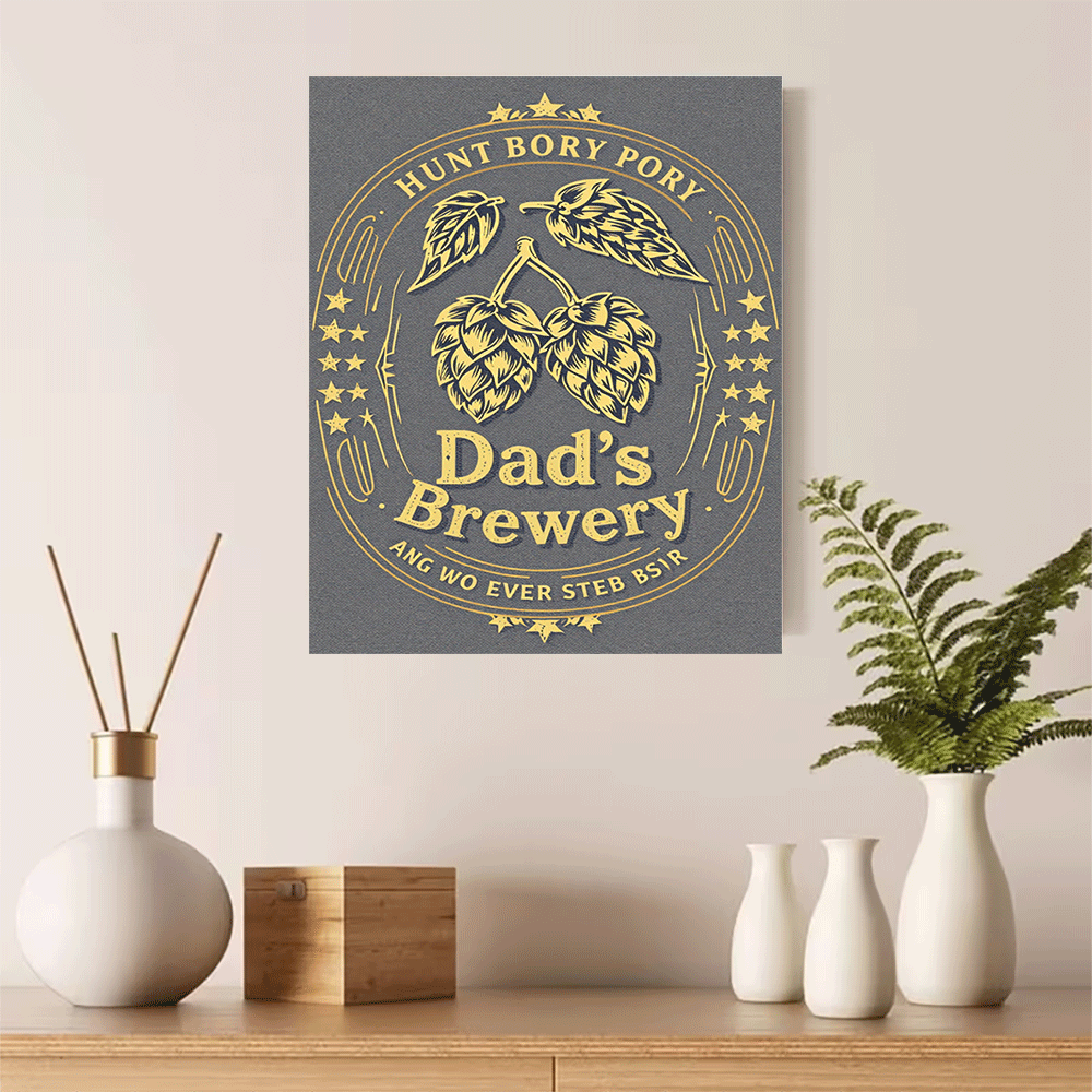 Art Craft Logo Design - 1PC-Unframed Canvas poster wall decoration Vintage
