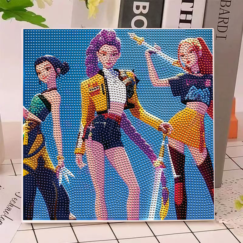Art Craft Kit - Anime Gilrs Lumi Mila Zoi K-pop