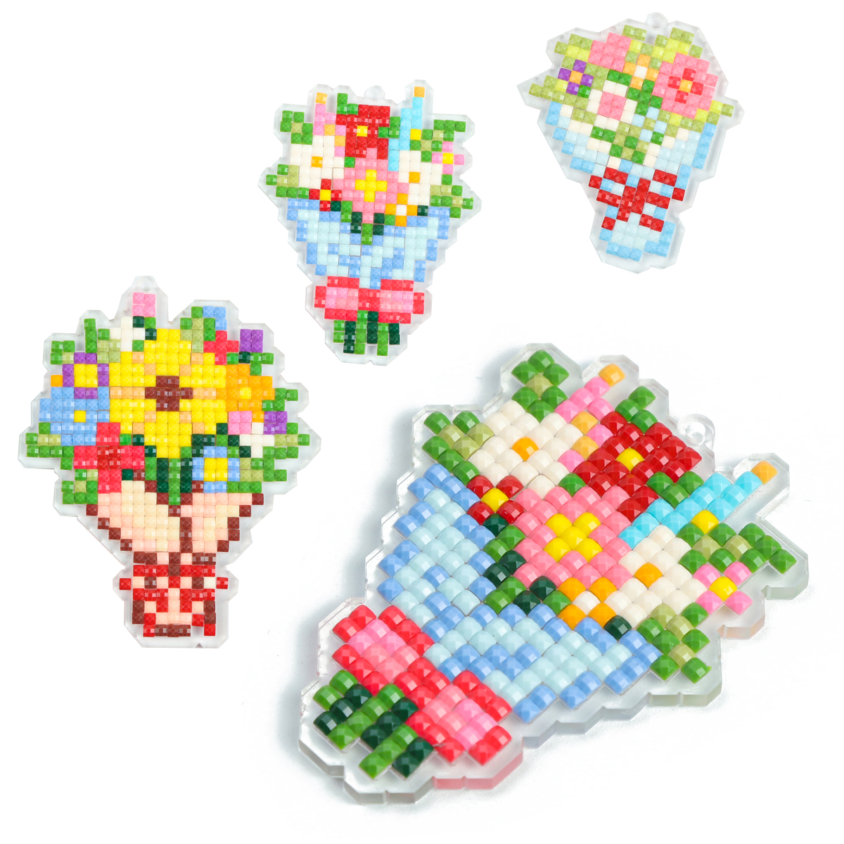 Art Craft Kit - FOREVER YOUNG 3PCS Bouquet Acrylic Diamond
