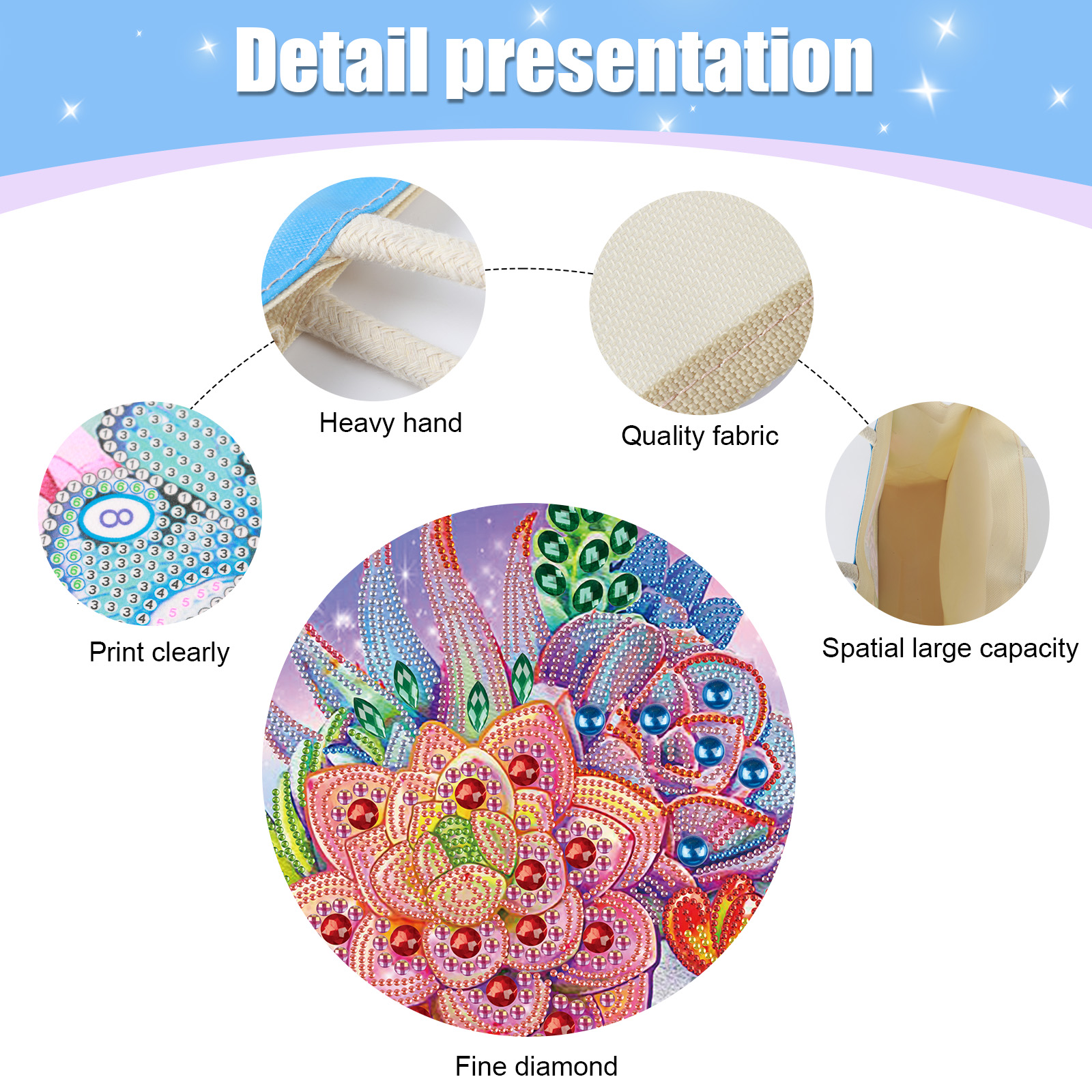 Diamond Art Painting Handbag K - Art Craft Kit 리뷰 및 가격