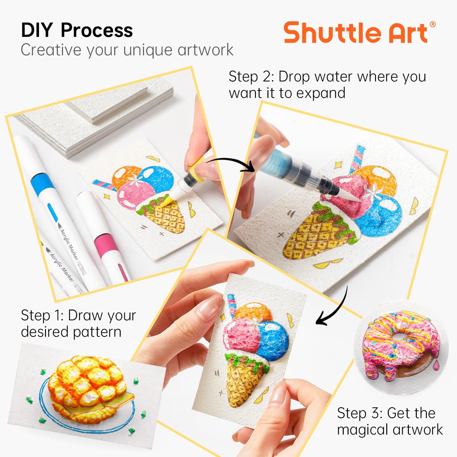 3D Puffy Foam Texture Painting - Art Craft Paper 리뷰 및 가격