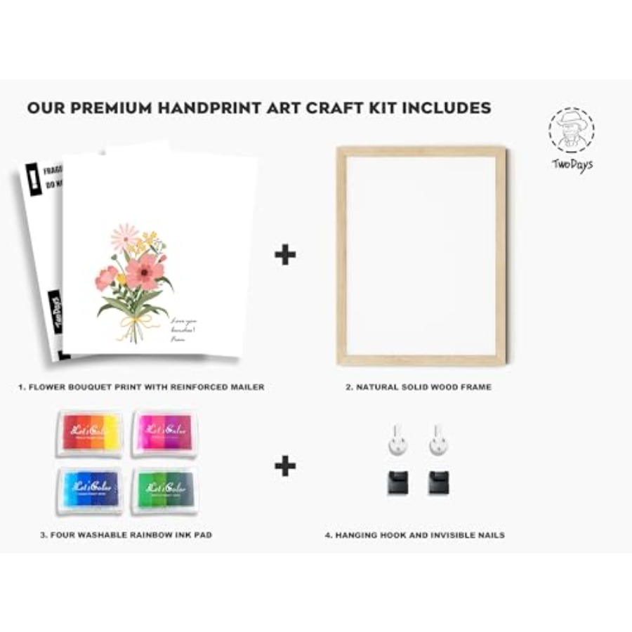 Flower Bouquet Handprint Art C - Art Craft Kit 리뷰 및 가격