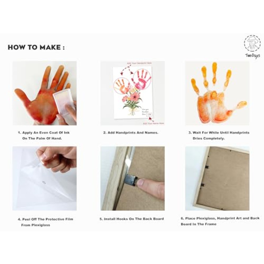 Flower Bouquet Handprint Art C - Art Craft Kit 리뷰 및 가격
