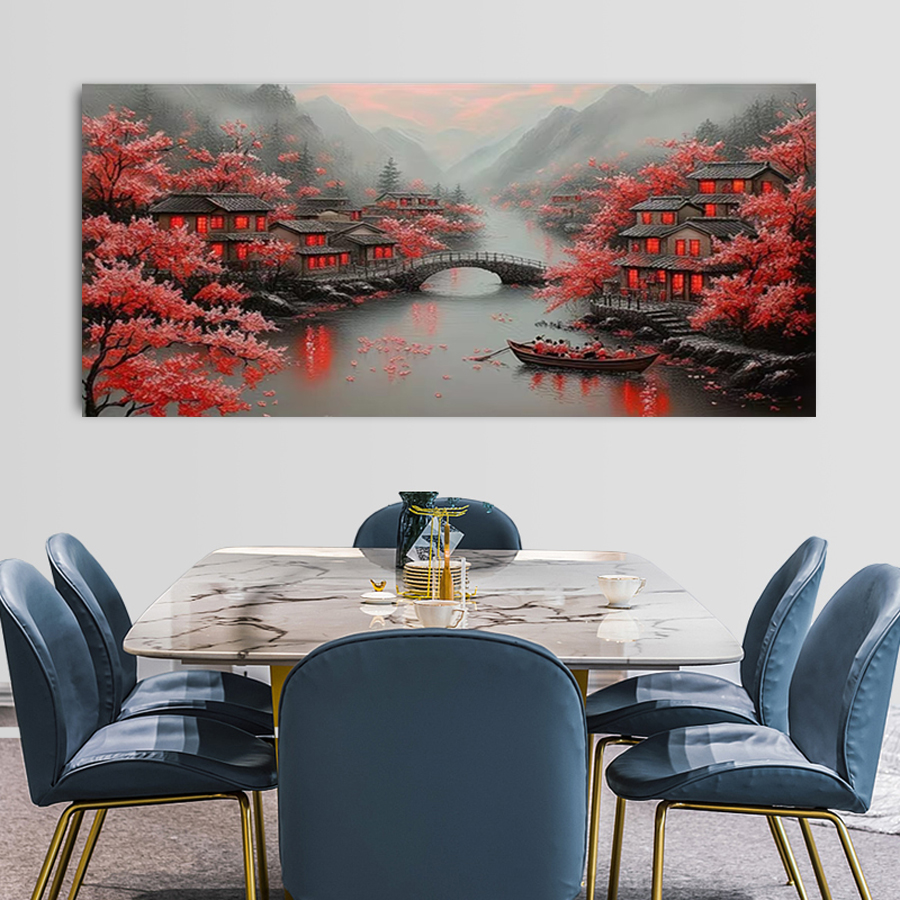 Dreamy Sakura Village DIY Diam - Art Craft Village 리뷰 및 가격