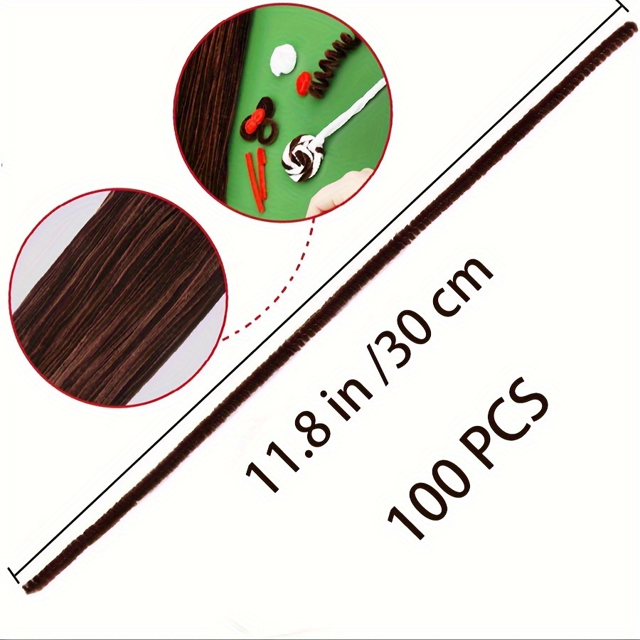100 Pcs Coffee Pipe Cleaners,P - Art Craft Things 리뷰 및 가격