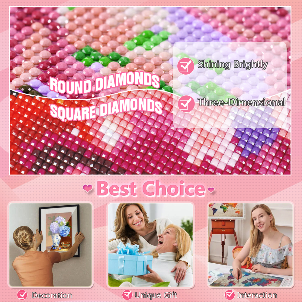 HUACAN Diamond Mosaic News 202 - Wallpaper Art And Craft 리뷰 및 가격