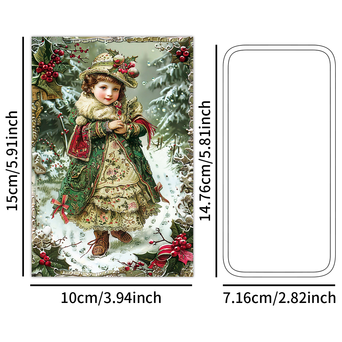 30pcs Vintage Christmas Green  - Art Craft Village 리뷰 및 가격