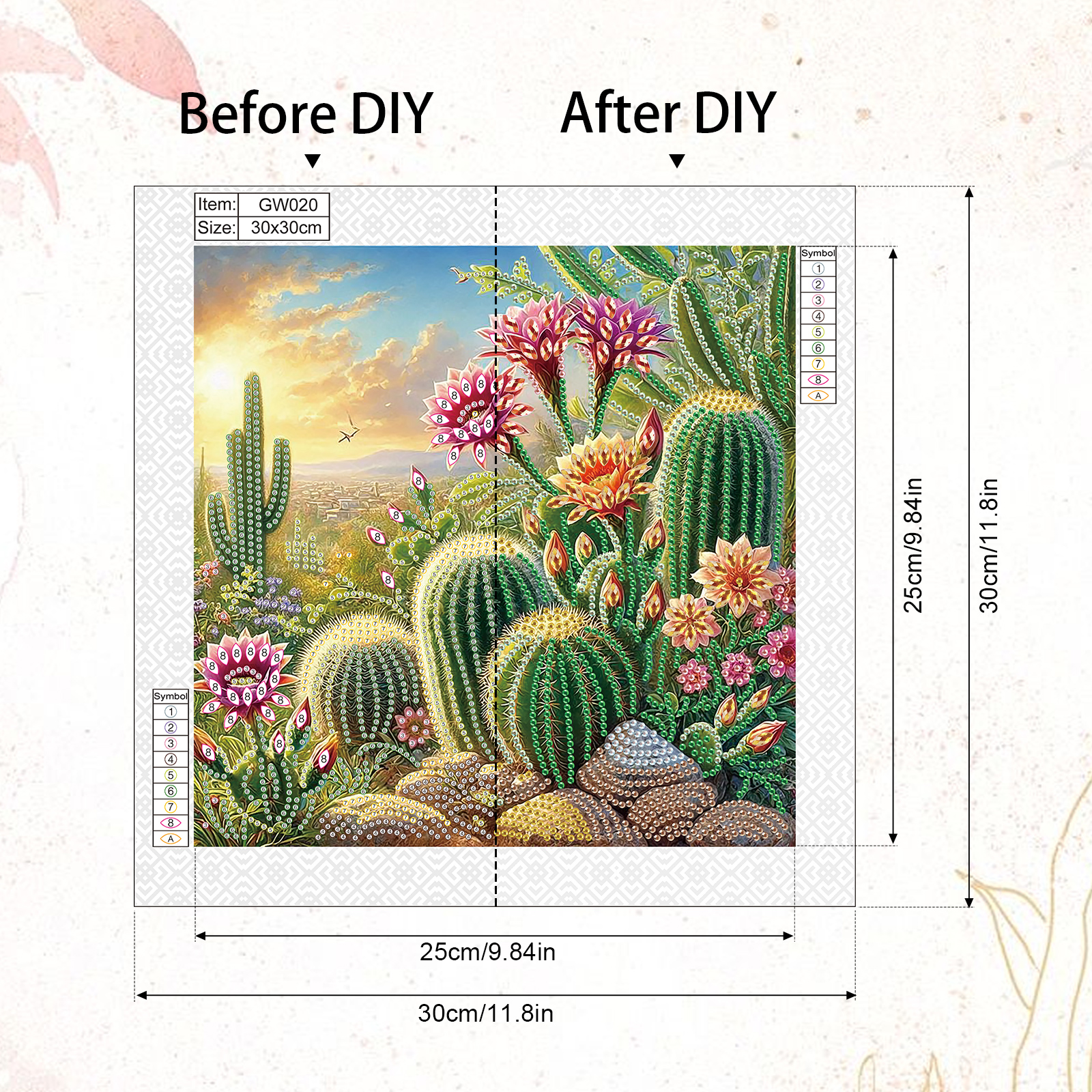 5D DIY Diamond Painting Flower - Art Craft Things 리뷰 및 가격