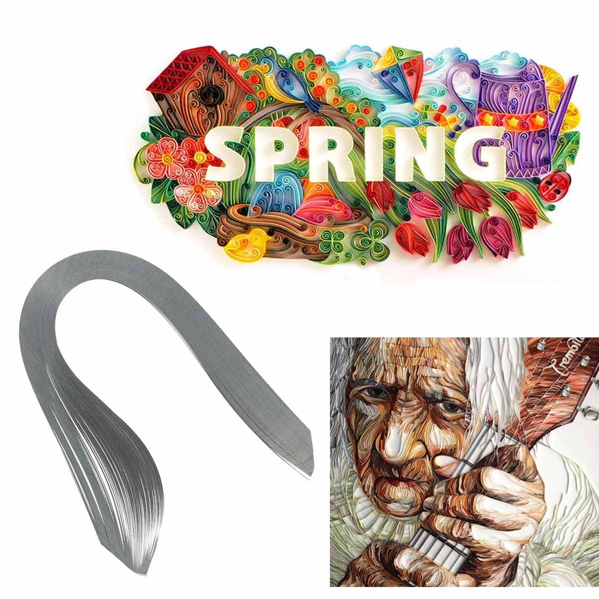 120Pcs Quilling Paper Strips S - Wallpaper Art And Craft 리뷰 및 가격