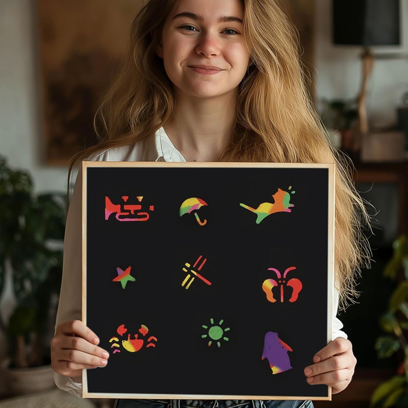 Scratch Paper Art Set, Black C - Art Craft Kit 리뷰 및 가격