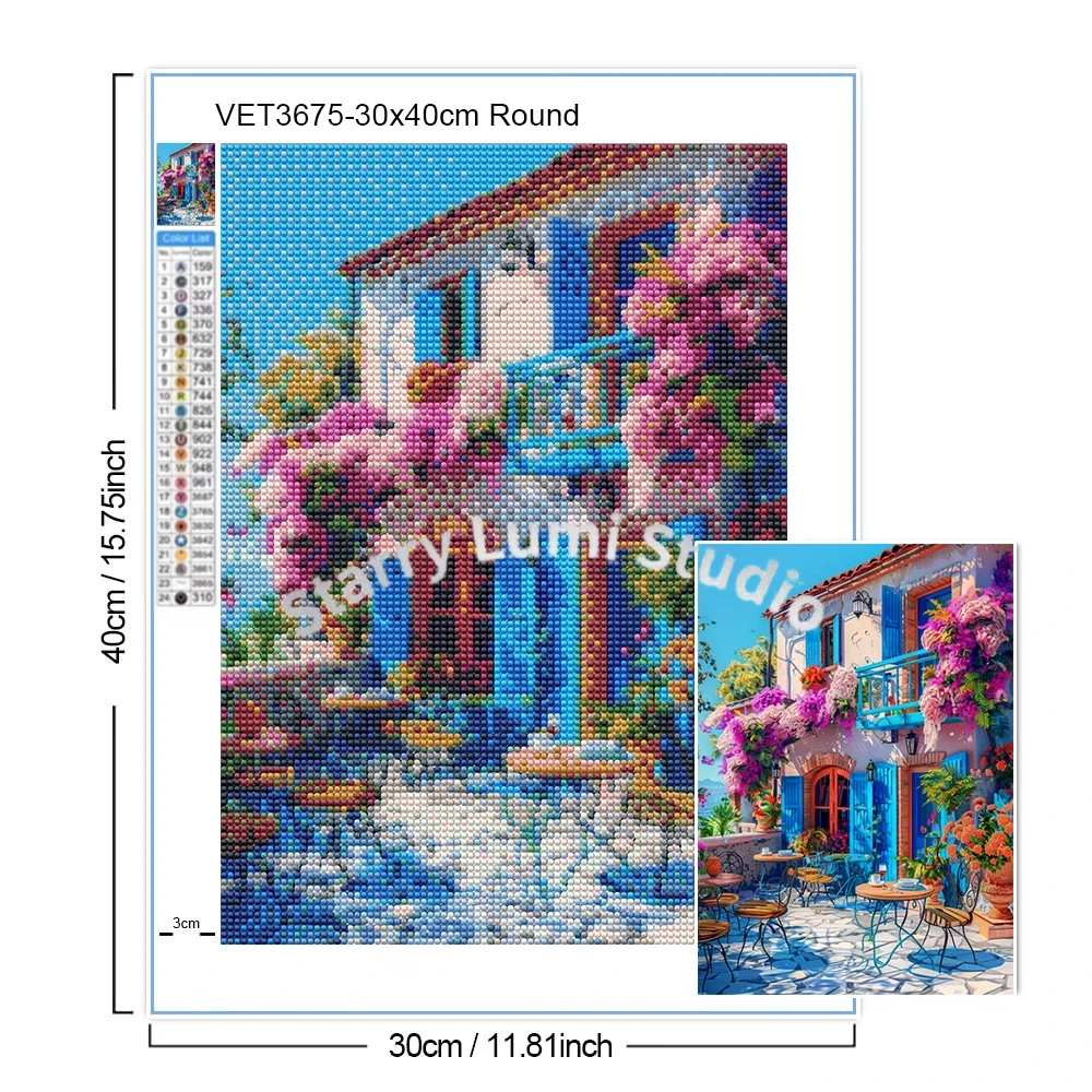 Water Town Diamond Painting La - Art Craft Village 리뷰 및 가격