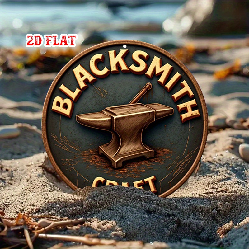 2D Flat, 1pc Vintage Blacksmit - Art Craft Logo Design 리뷰 및 가격