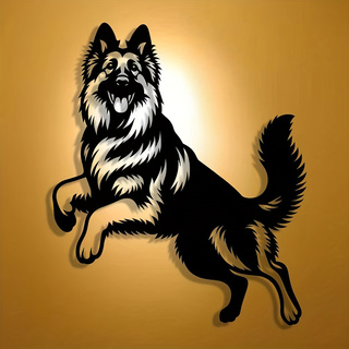 1 Piece German Shepherd Dog Me - Art Craft Logo Design 리뷰 및 가격