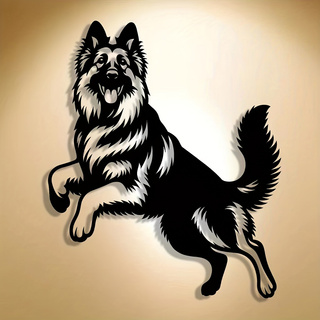 1 Piece German Shepherd Dog Me - Art Craft Logo Design 리뷰 및 가격