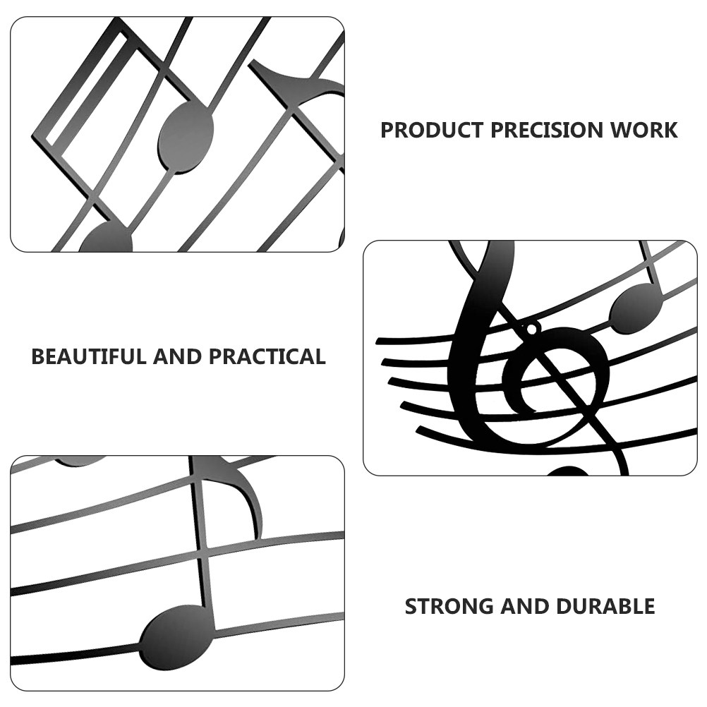 Music Note Iron Art Wall Hangi - Art Craft Simple 리뷰 및 가격