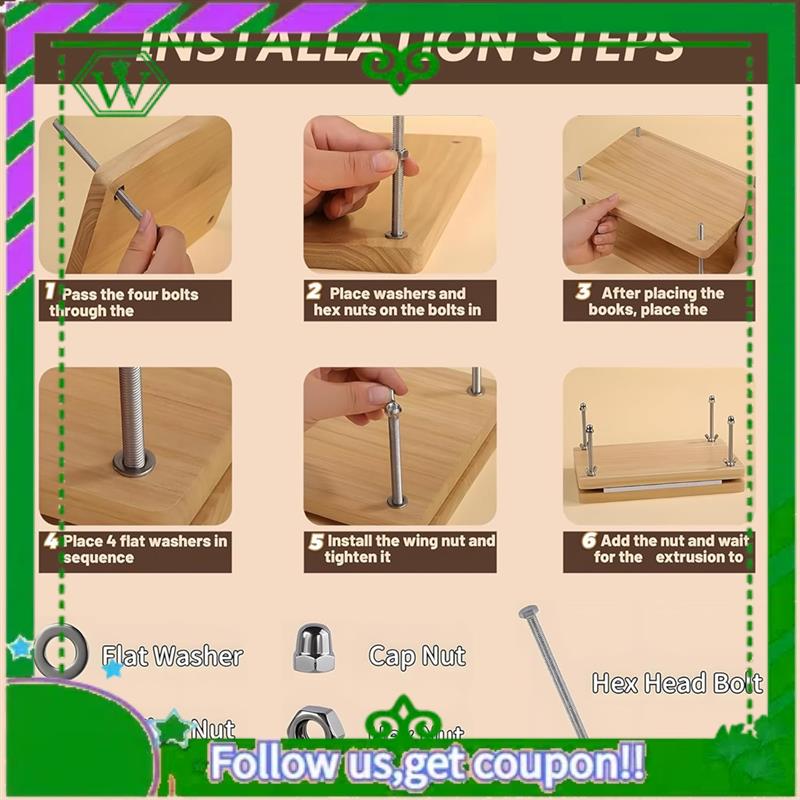 Reliable-Kits Wooden Book Pres - Bookbinding Supply Kit 리뷰 및 가격