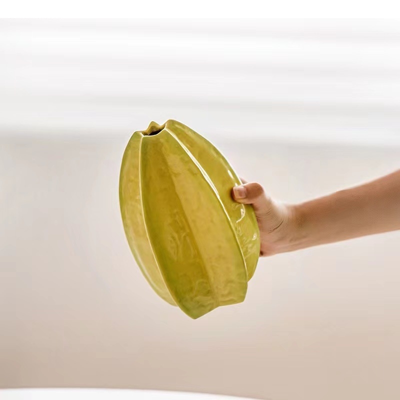 Yang Peach Flower Vase Decorat - Art Craft Simple 리뷰 및 가격