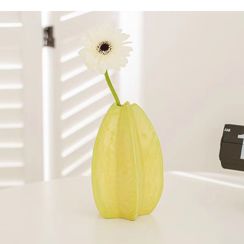 Yang Peach Flower Vase Decorat - Art Craft Simple 리뷰 및 가격