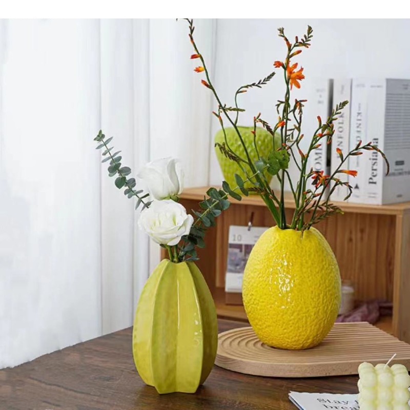 Yang Peach Flower Vase Decorat - Art Craft Simple 리뷰 및 가격
