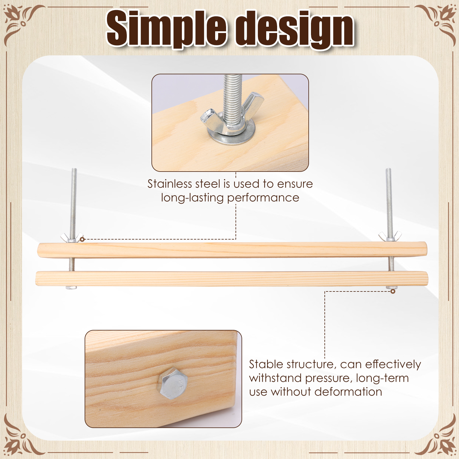 Wooden Book Press Kit DIY Gree - Bookbinding Supply Kit 리뷰 및 가격