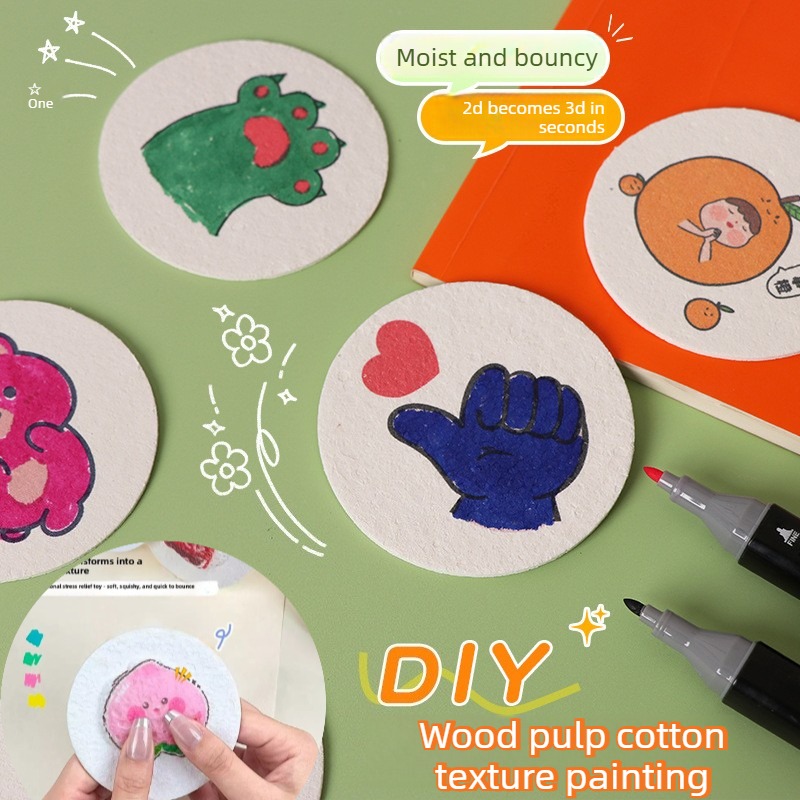 3D Puffy Foam Texture Painting - Art Craft Halloween Preschool 리뷰 및 가격