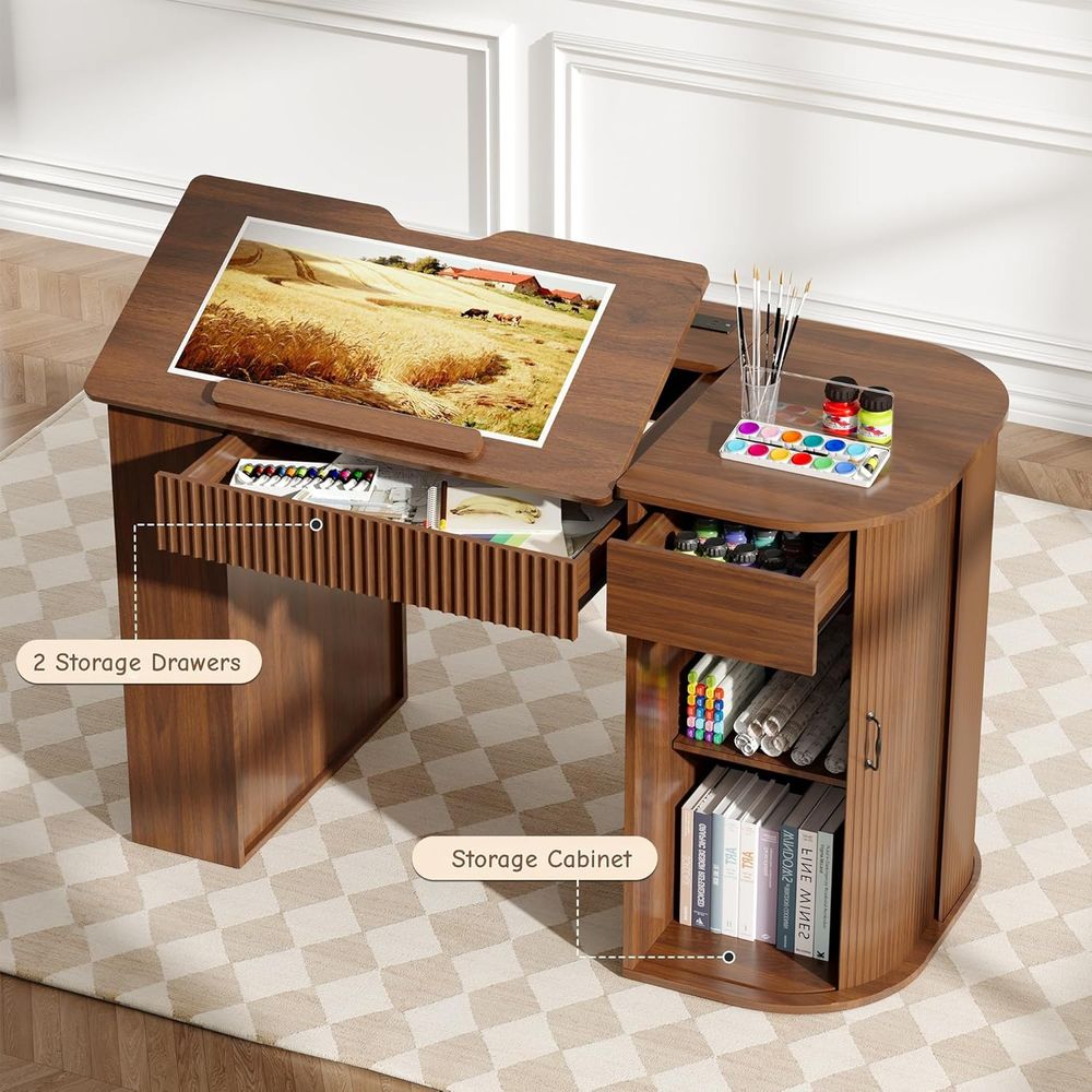 Storage Cabinet Desk with Shel - Art Craft Us 리뷰 및 가격