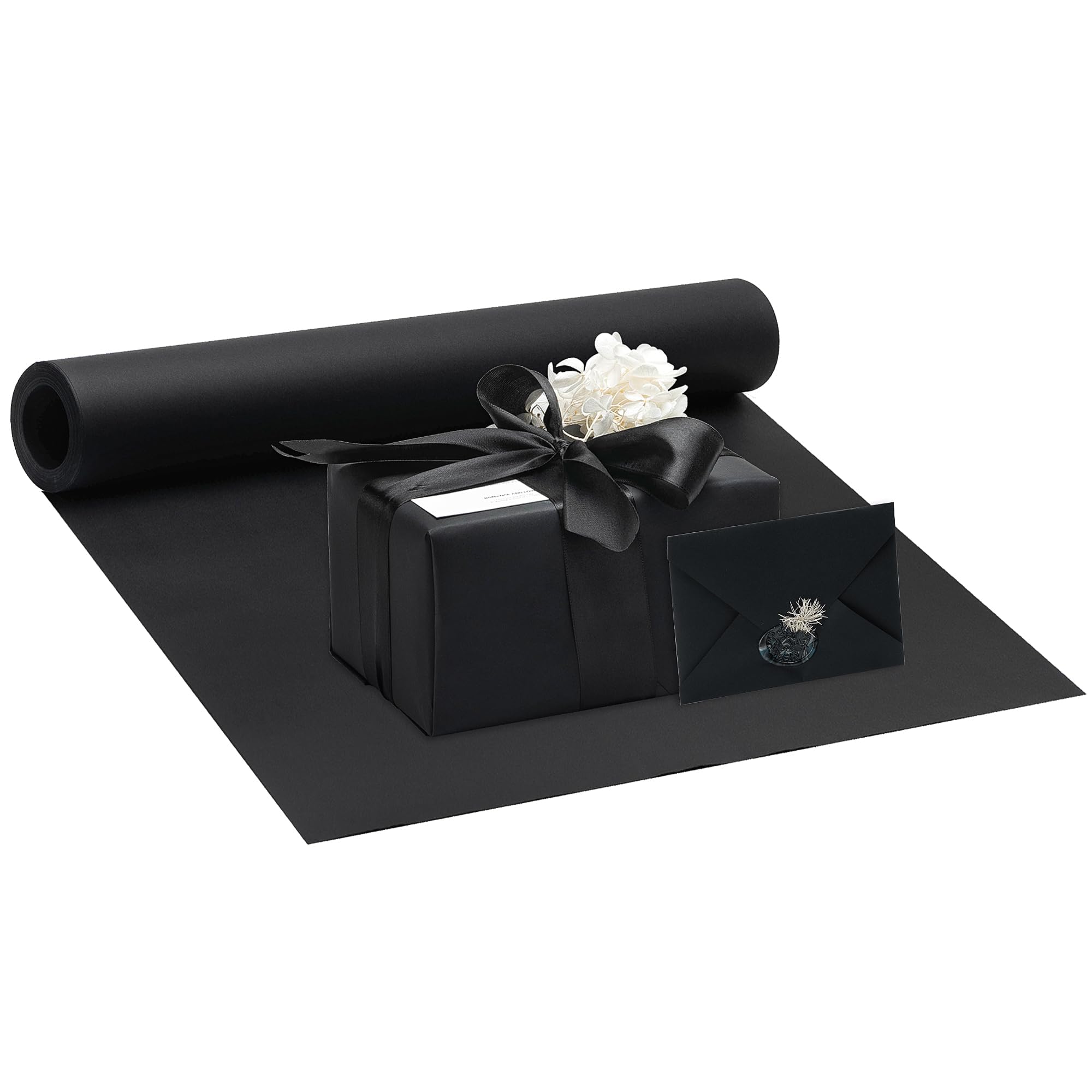 kraft paper Black Wrapping Pap - Wallpaper Art And Craft 리뷰 및 가격