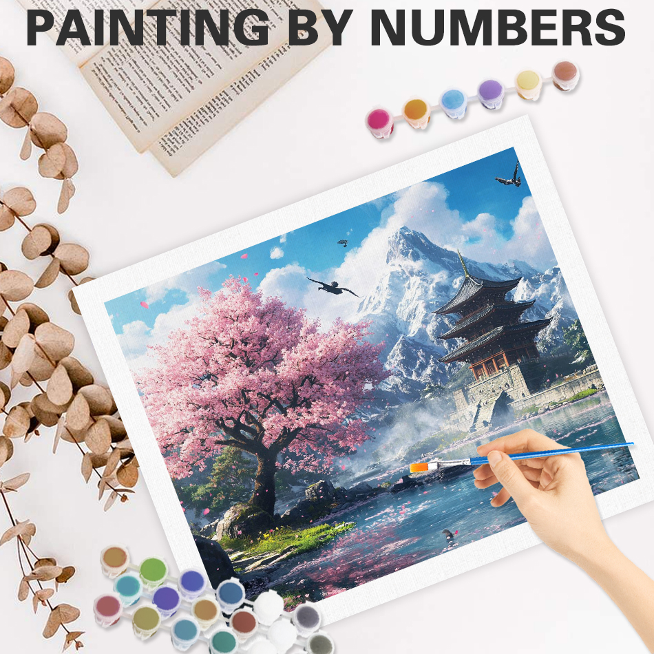 GATYZTORY Village Paint By Num - Art Craft Village 리뷰 및 가격
