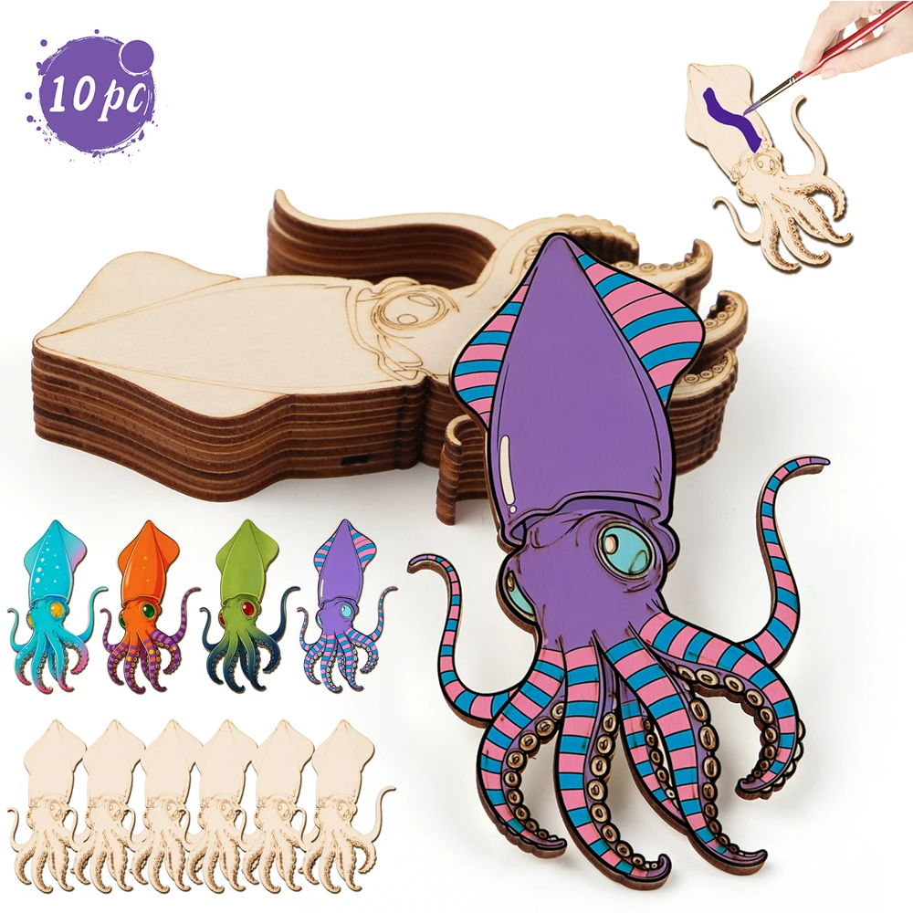 10pcs/set Unfinished Wood Craf - Art Craft Us 리뷰 및 가격