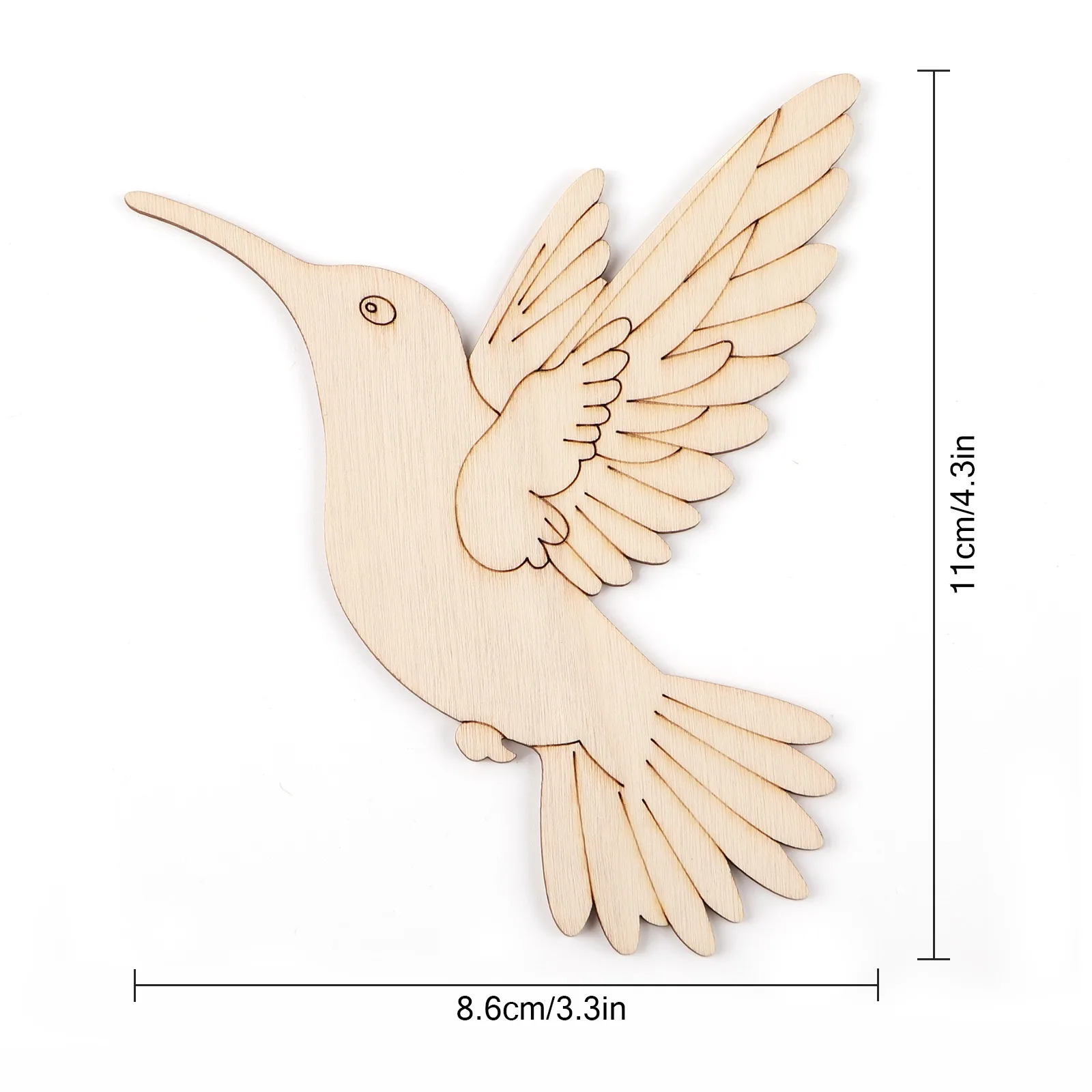 10pcs Unfinished Wood Animal B - Art Craft Kit 리뷰 및 가격