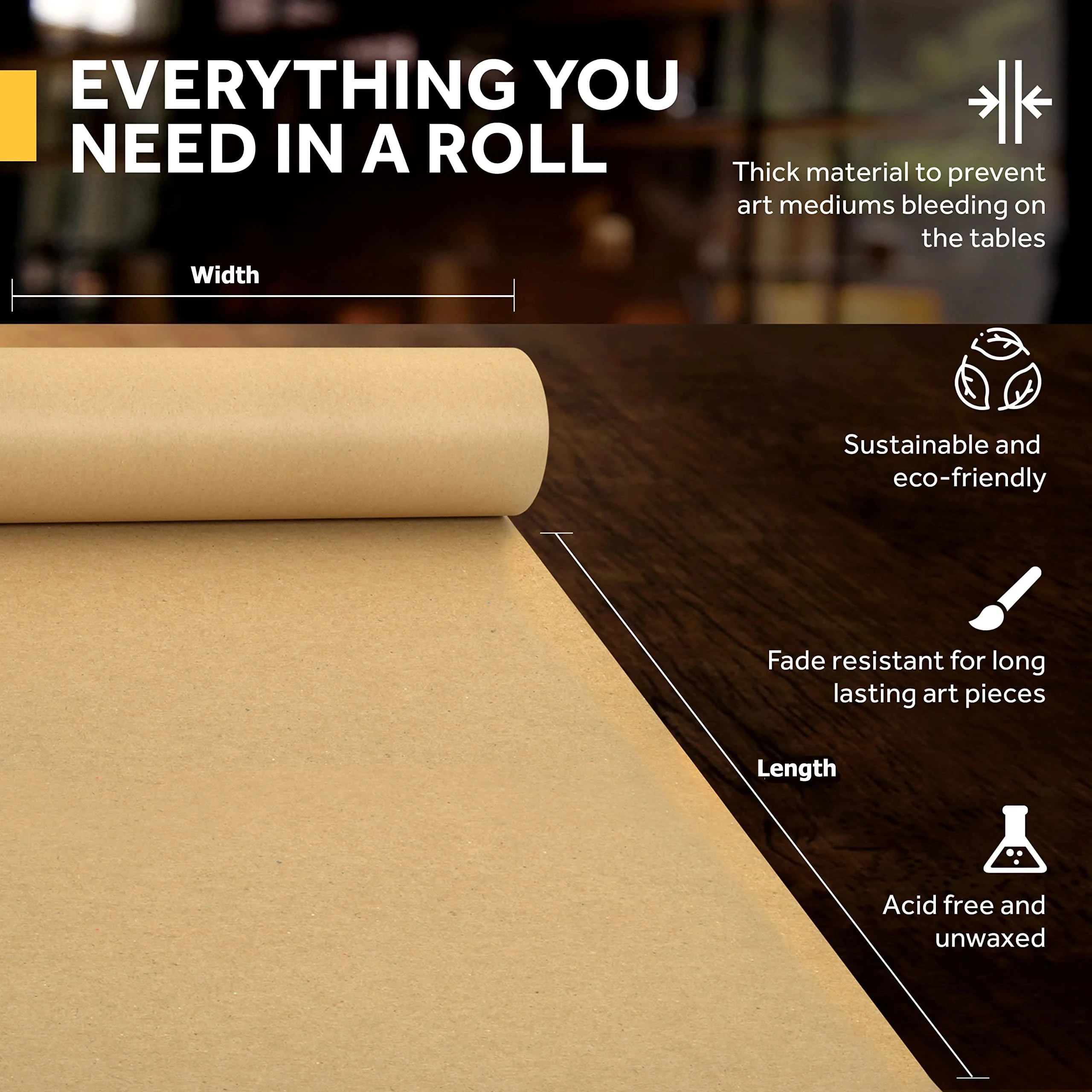 Kraft Paper Brown Ideal for Gi - Wallpaper Art And Craft 리뷰 및 가격