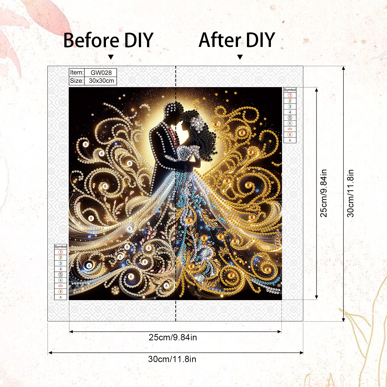 5D DIY Diamond Painting Flower - Art Craft Things 리뷰 및 가격