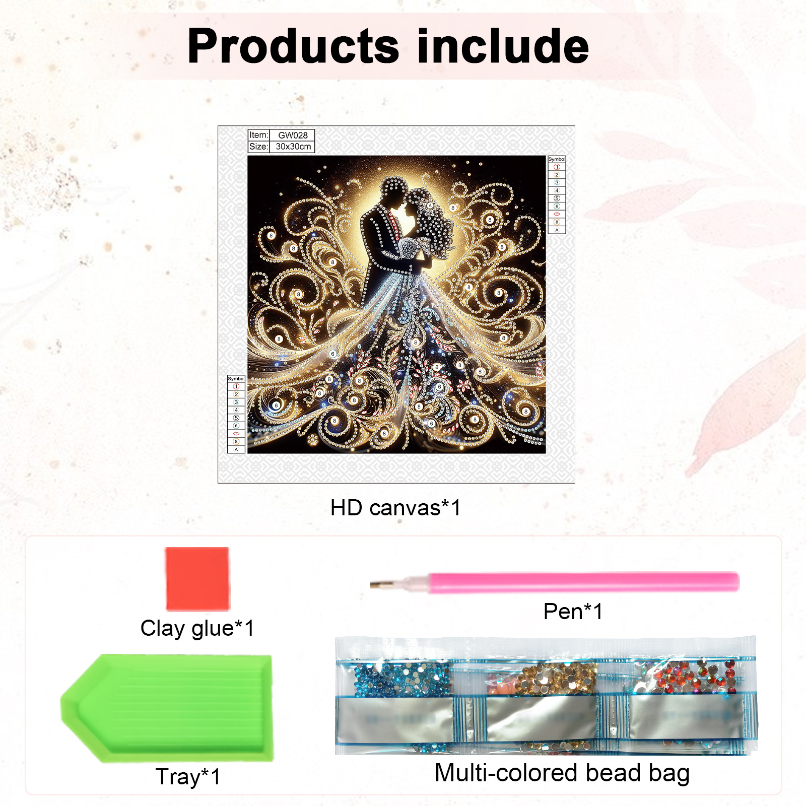 5D DIY Diamond Painting Flower - Art Craft Things 리뷰 및 가격