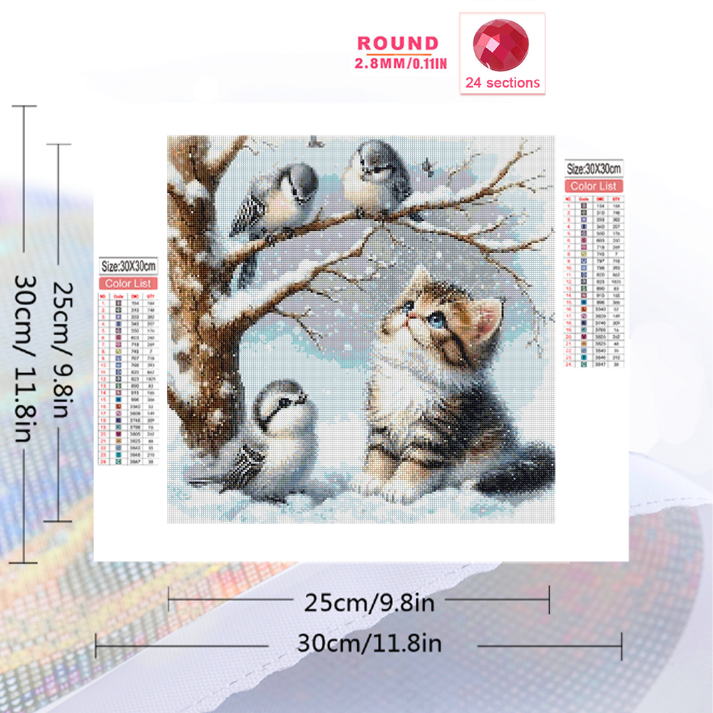 Evershine Cat Diamond Mosaic A - Wallpaper Art And Craft 리뷰 및 가격