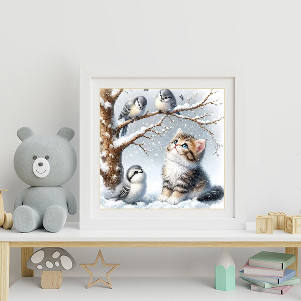Evershine Cat Diamond Mosaic A - Wallpaper Art And Craft 리뷰 및 가격
