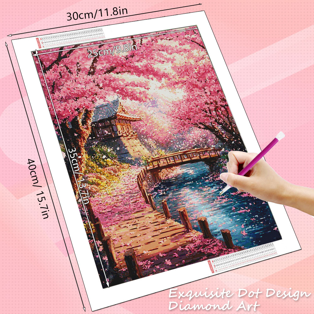 HUACAN Diamond Art House Lands - Wallpaper Art And Craft 리뷰 및 가격