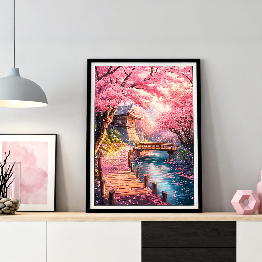 HUACAN Diamond Art House Lands - Wallpaper Art And Craft 리뷰 및 가격