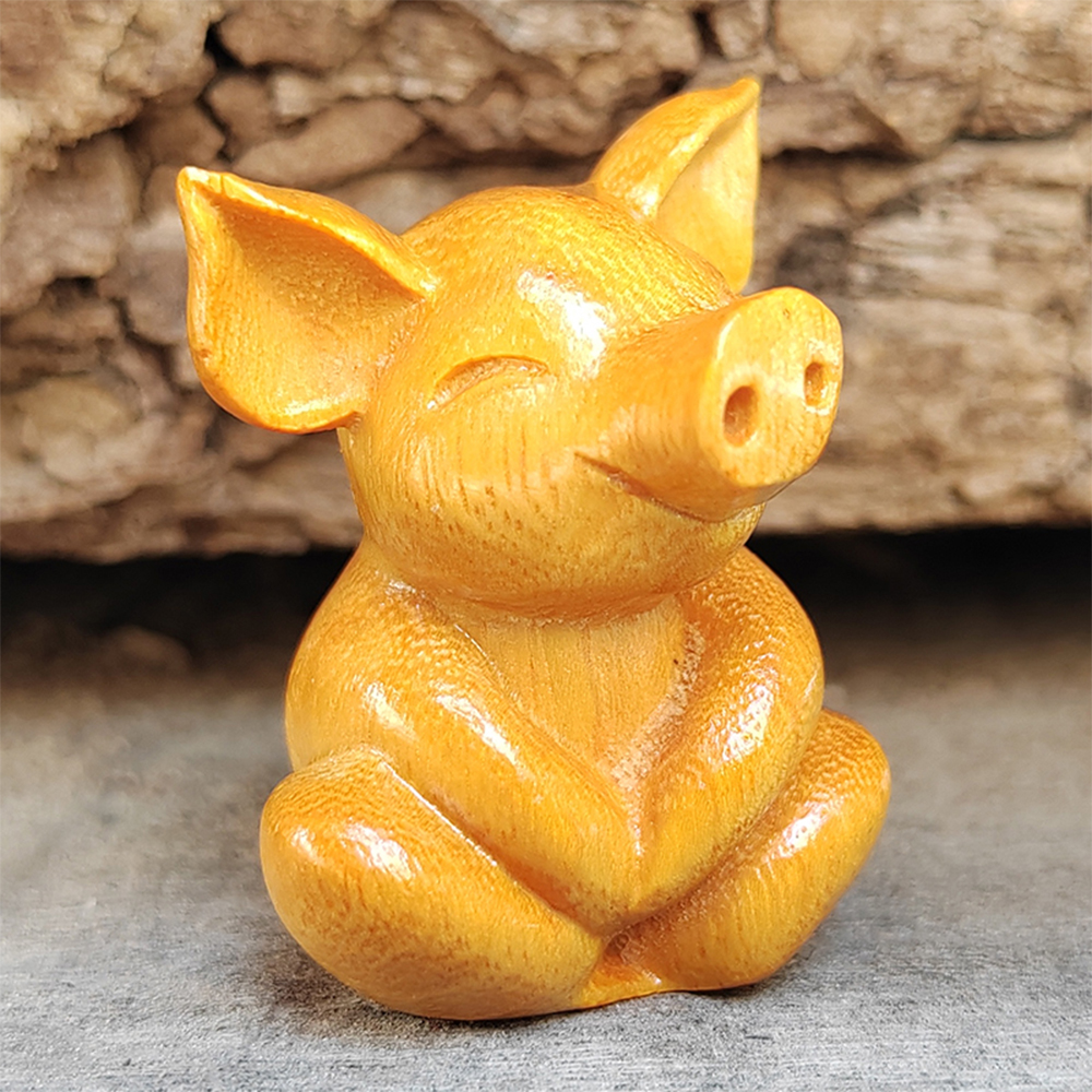 Wooden Carved Cartoon Cute Luc - Art Craft Simple 리뷰 및 가격