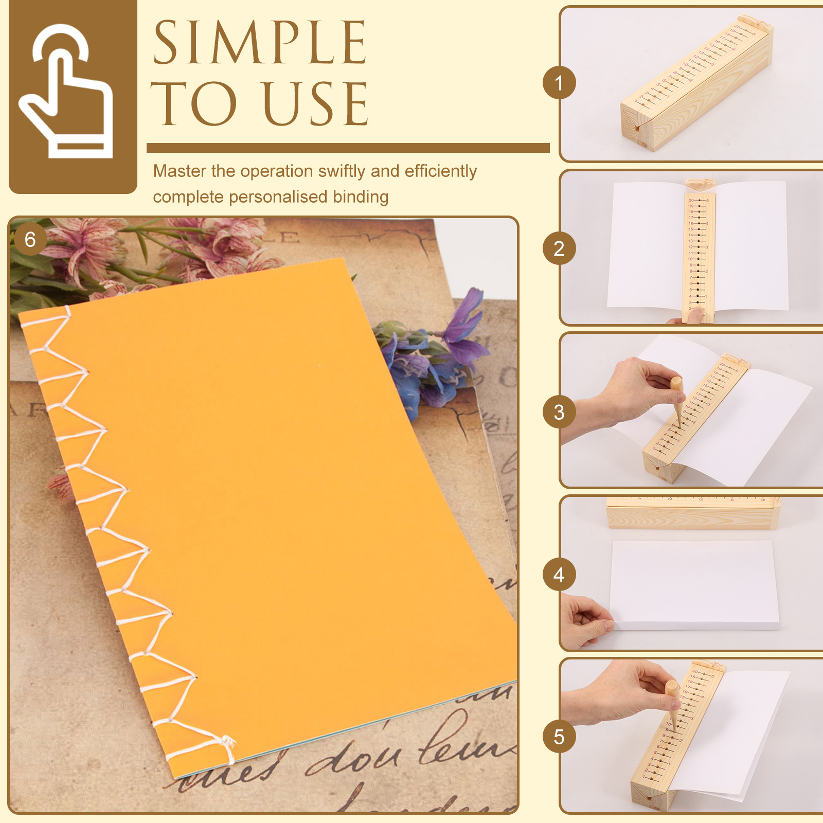 Wood Bookbinding Punching Crad - Bookbinding Supply Kit 리뷰 및 가격