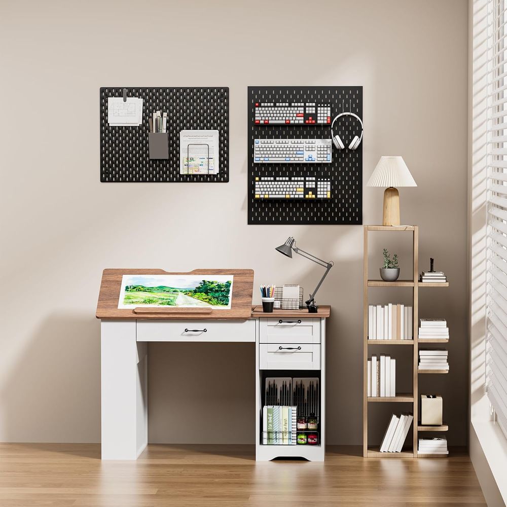 Adjustable Art Desk with Stora - Art Craft Us 리뷰 및 가격