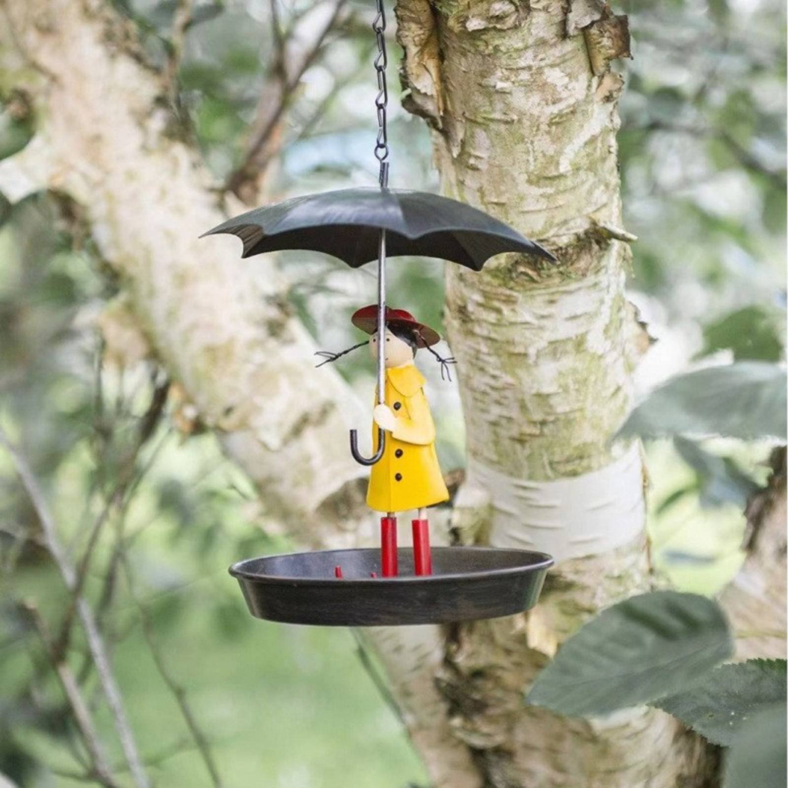 Girl with Umbrella Bird Feeder - Art Craft Us 리뷰 및 가격
