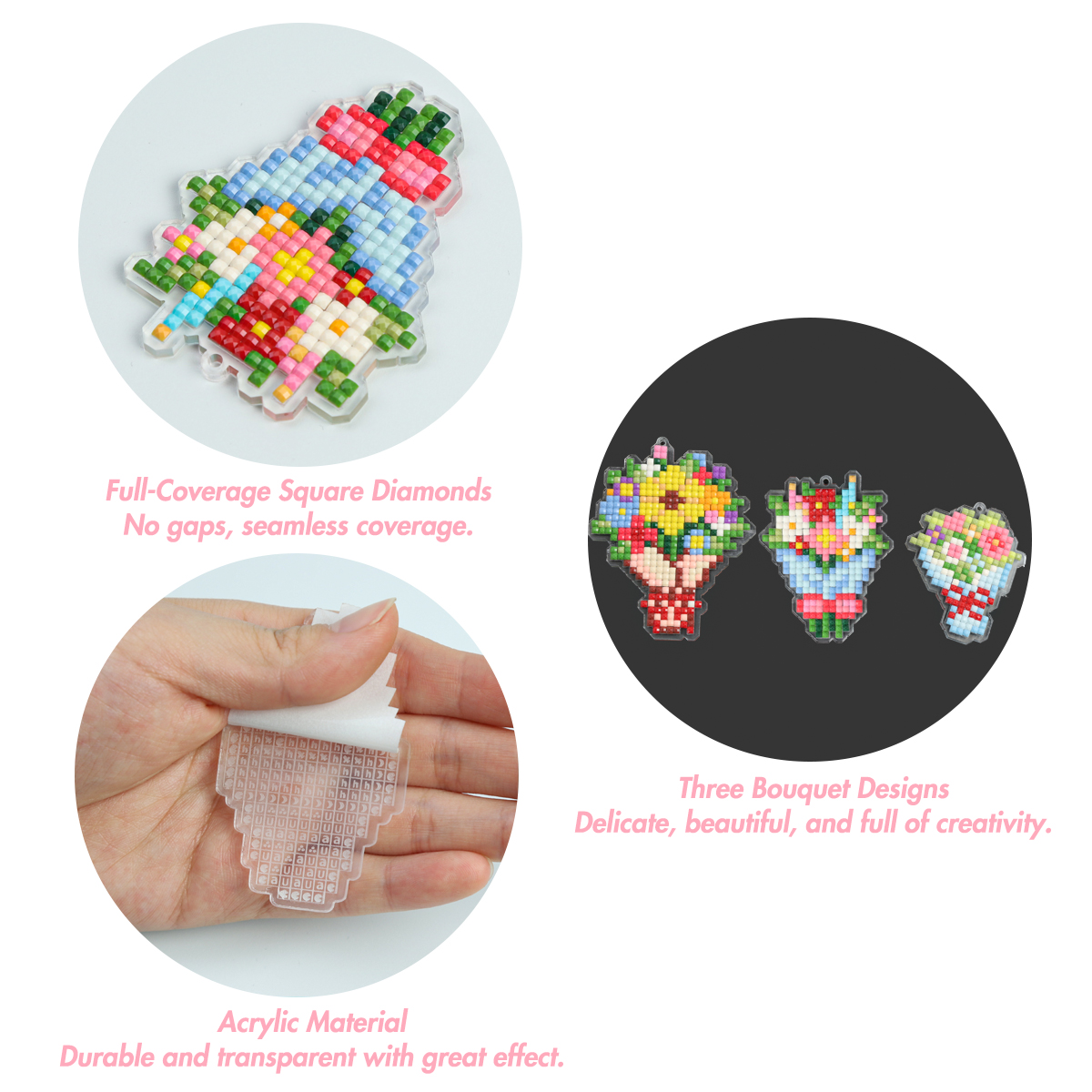 FOREVER YOUNG 3PCS Bouquet Acr - Art Craft Kit 리뷰 및 가격