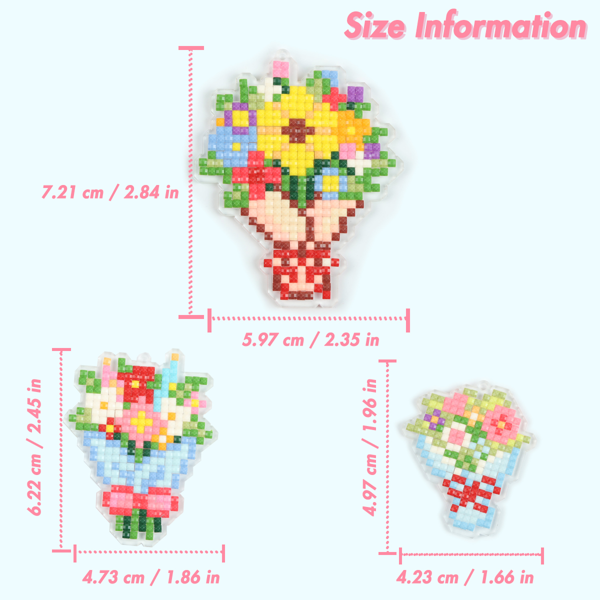 FOREVER YOUNG 3PCS Bouquet Acr - Art Craft Kit 리뷰 및 가격