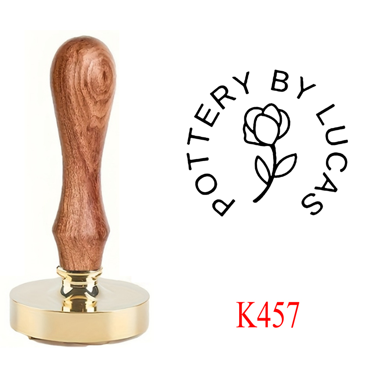 Custom Pottery Stamp for Clay, - Art Craft Logo Design 리뷰 및 가격