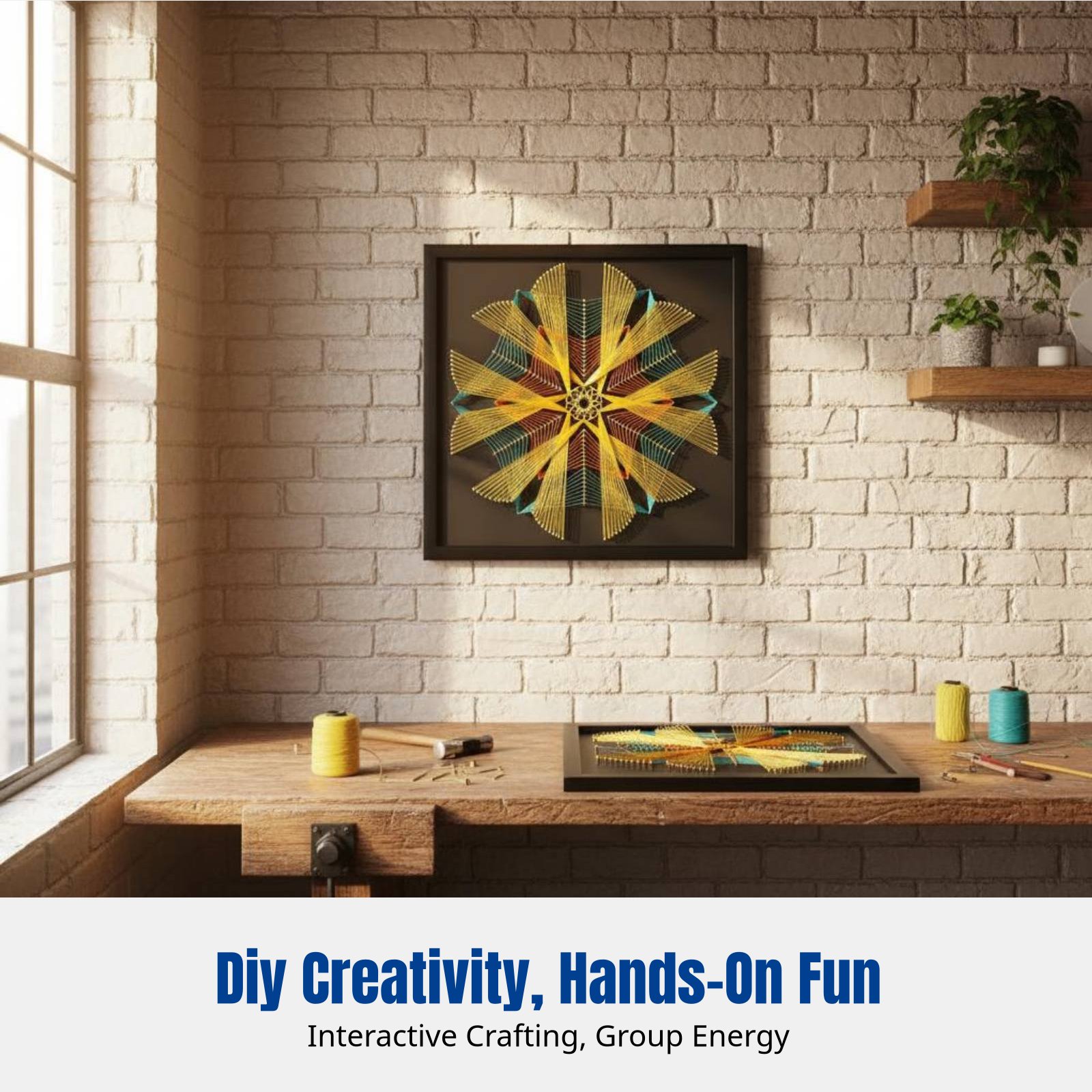 Geometric Pattern Nail String  - Art Craft Kit 리뷰 및 가격